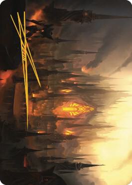 Mishra's Foundry Art Card (Gold-Stamped Signature) [Art Series: The Brothers' War] 46