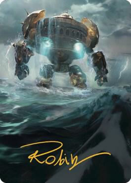 Island Art Card (Gold-Stamped Signature) [Art Series: The Brothers' War] 49