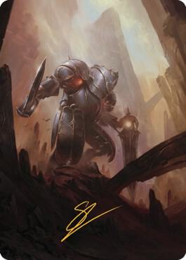 Mountain Art Card (Gold-Stamped Signature) [Art Series: The Brothers' War] 52