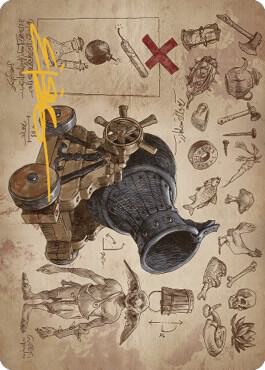 Goblin Charbelcher Art Card (Gold-Stamped Signature) [Art Series: The Brothers' War] 60