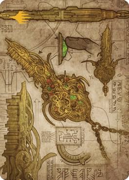 Key to the City Art Card (Gold-Stamped Planeswalker Symbol) [Art Series: The Brothers' War] 65
