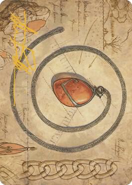 Mox Amber Art Card (Gold-Stamped Signature) [Art Series: The Brothers' War] 68