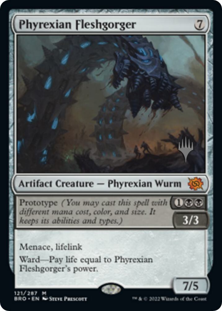 Phyrexian Fleshgorger [Promo Pack: The Brothers' War] 121