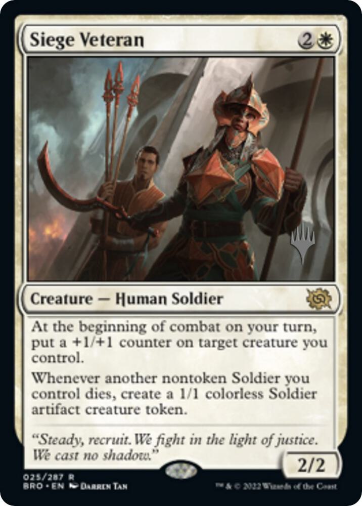 Siege Veteran [Promo Pack: The Brothers' War] 25