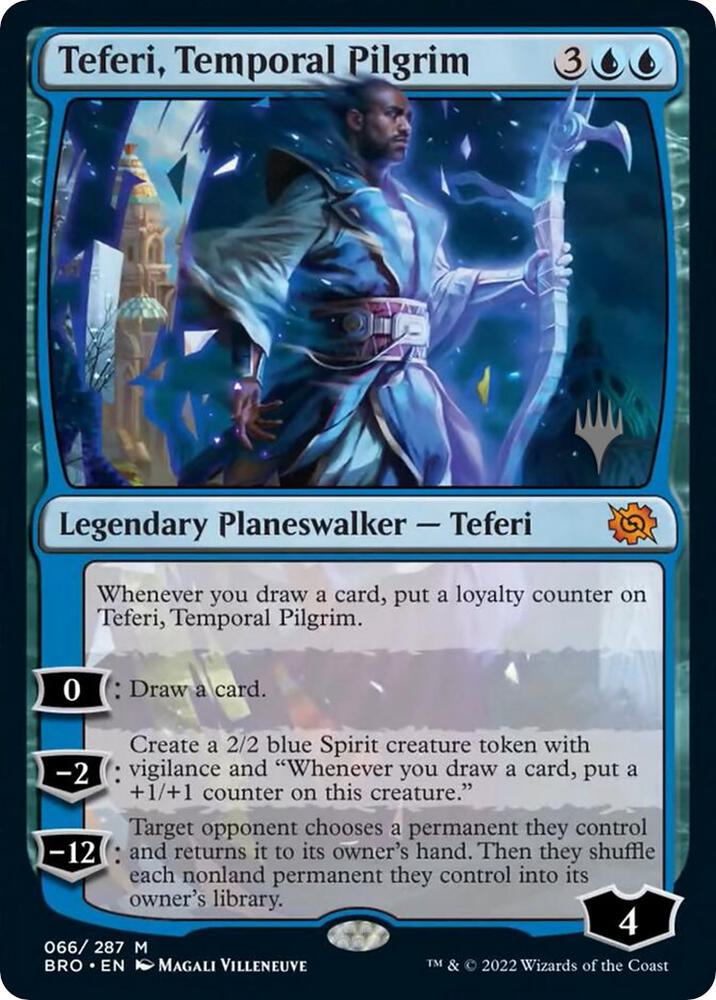 Teferi, Temporal Pilgrim [Promo Pack: The Brothers' War] 66