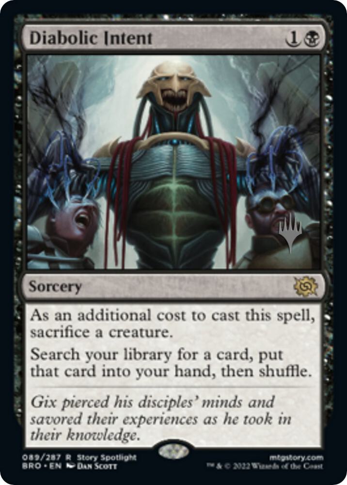 Diabolic Intent [Promo Pack: The Brothers' War] 89
