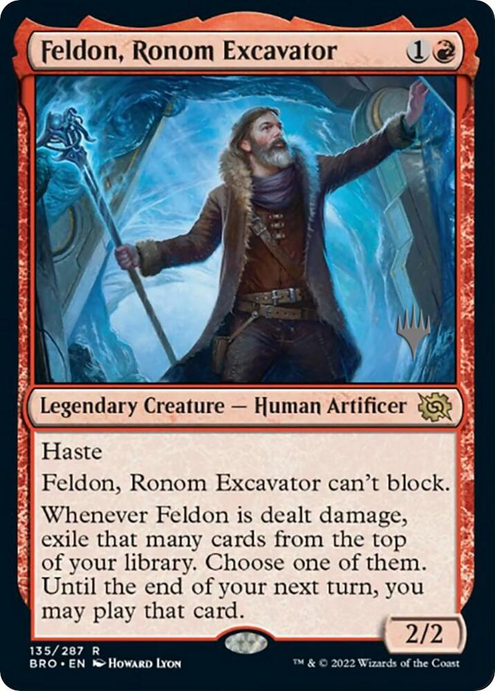 Feldon, Ronom Excavator [Promo Pack: The Brothers' War] 135