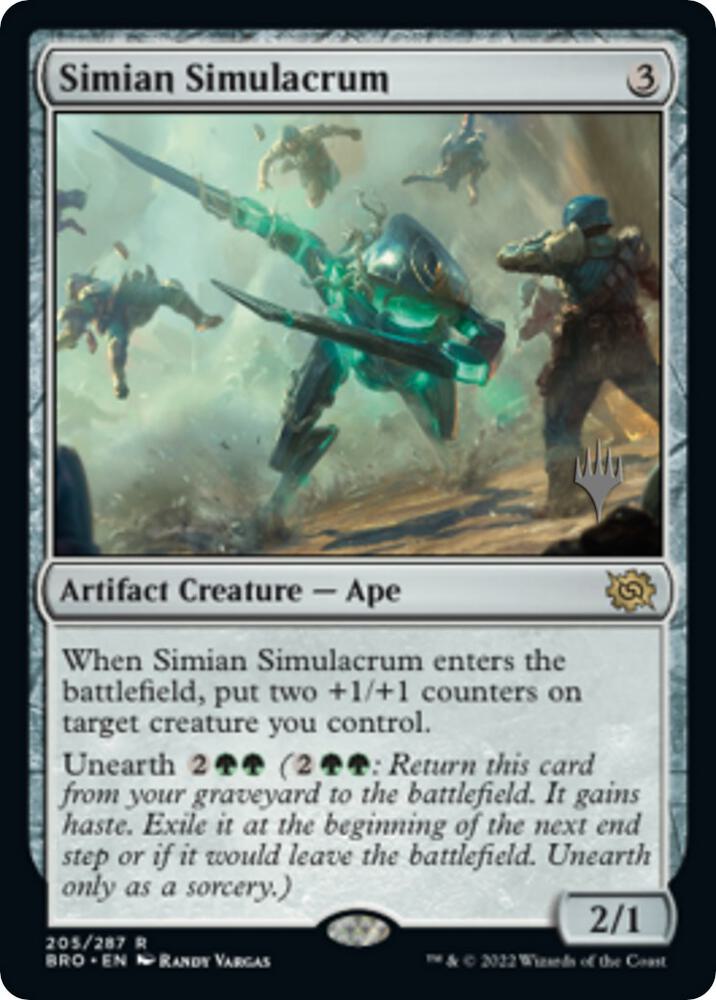 Simian Simulacrum [Promo Pack: The Brothers' War] 205
