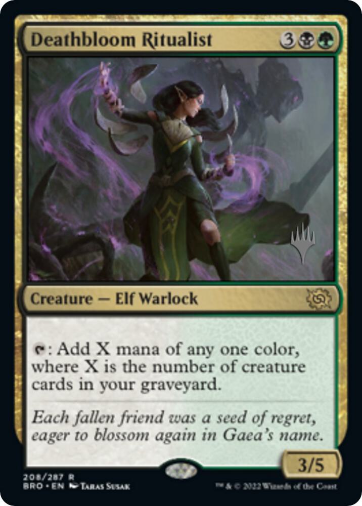Deathbloom Ritualist [Promo Pack: The Brothers' War] 208