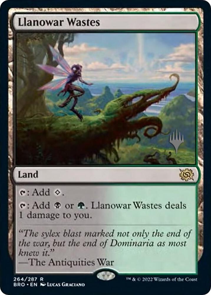 Llanowar Wastes [Promo Pack: The Brothers' War] 264