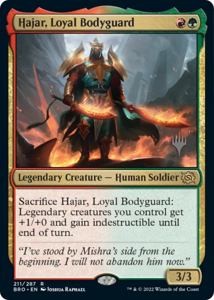 Hajar, Loyal Bodyguard [Promo Pack: The Brothers' War] 211