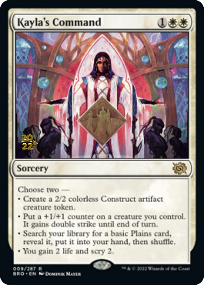 Kayla's Command [Prerelease Cards] 9