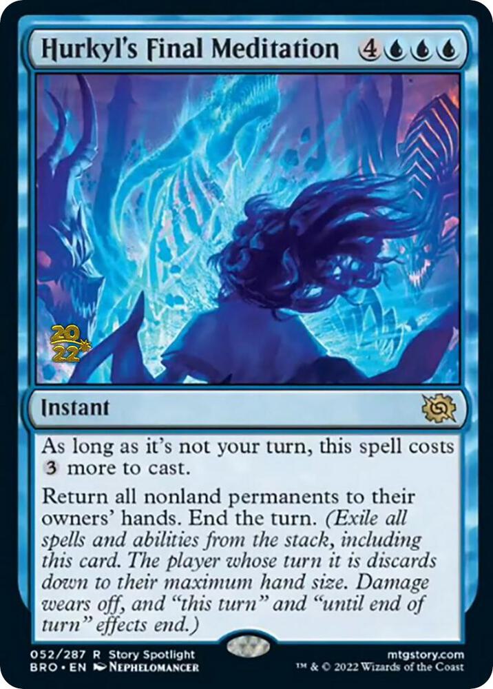 Hurkyl's Final Meditation [Prerelease Cards] 52