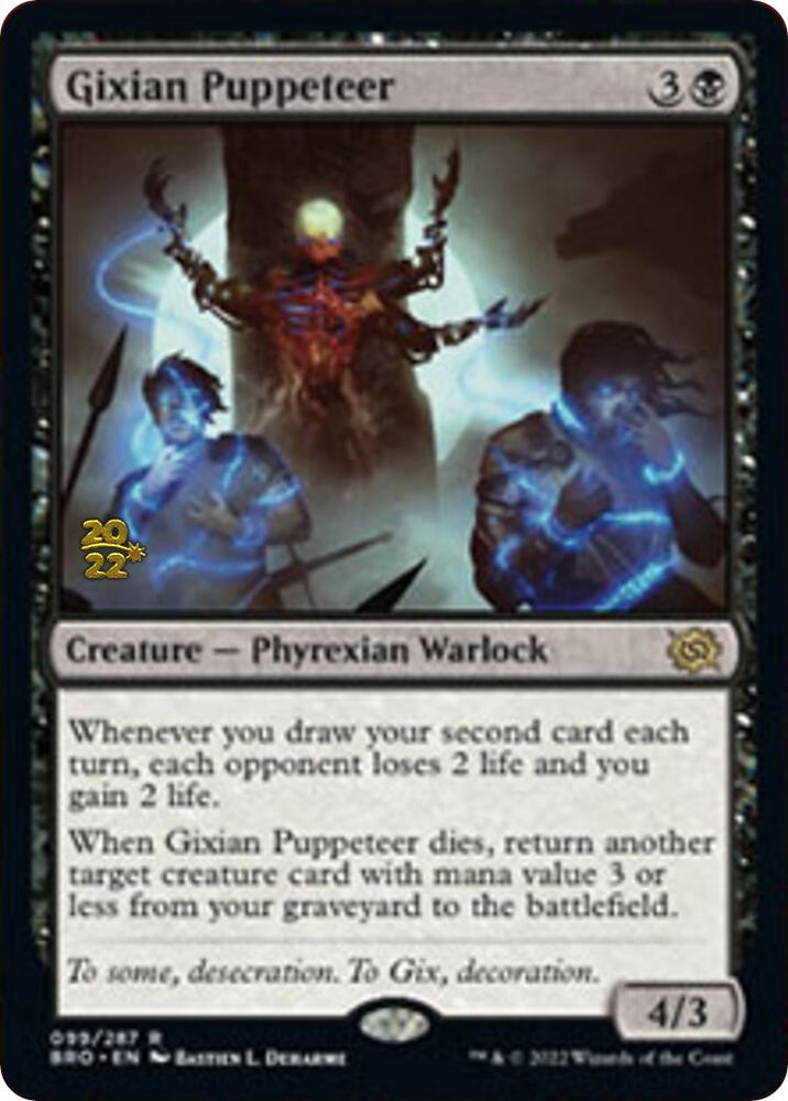 Gixian Puppeteer [Prerelease Cards] 99