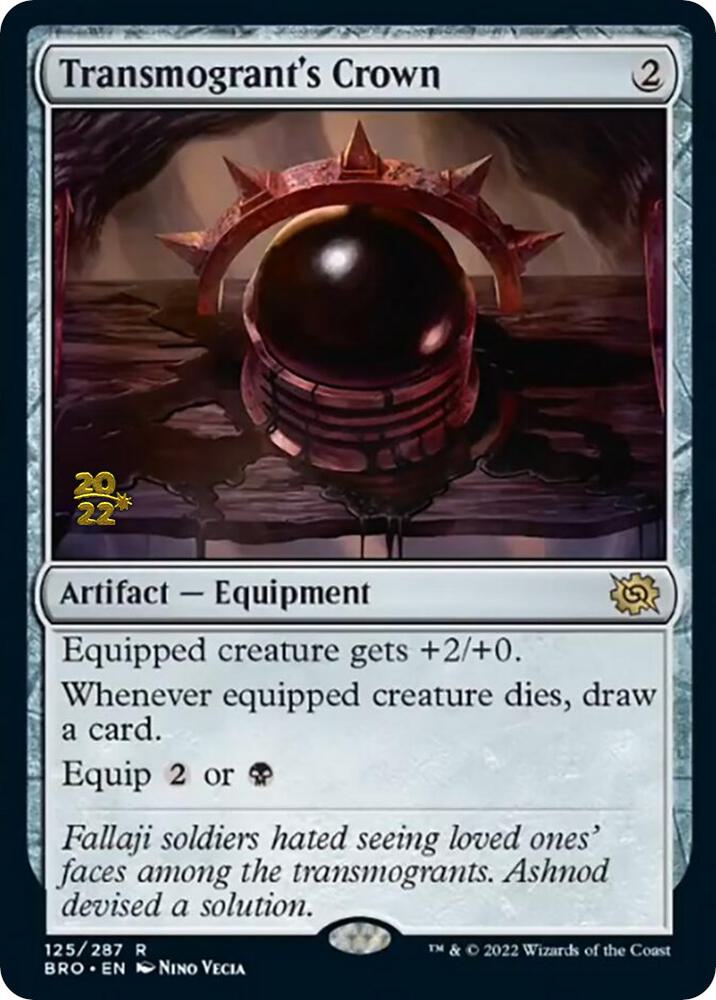 Transmogrant's Crown [Prerelease Cards] 125