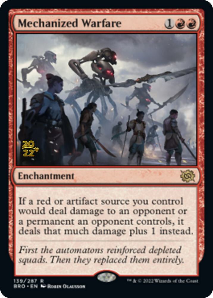 Mechanized Warfare [Prerelease Cards] 139