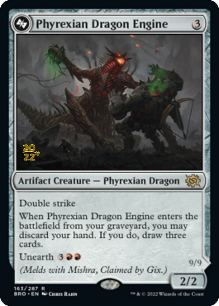 Phyrexian Dragon Engine [Prerelease Cards] 163