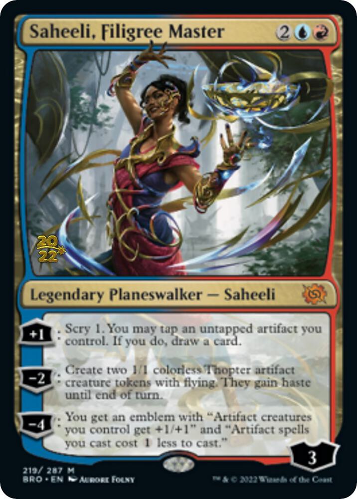 Saheeli, Filigree Master [Prerelease Cards] 219