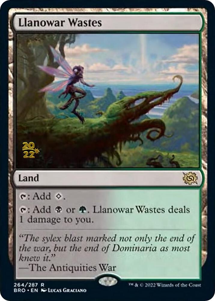 Llanowar Wastes [Prerelease Cards] 264