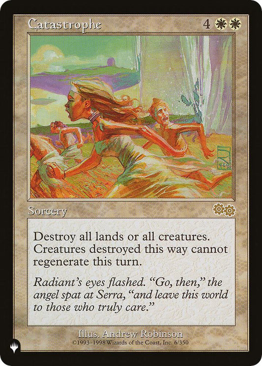 Catastrophe [The List Reprints] 6/350