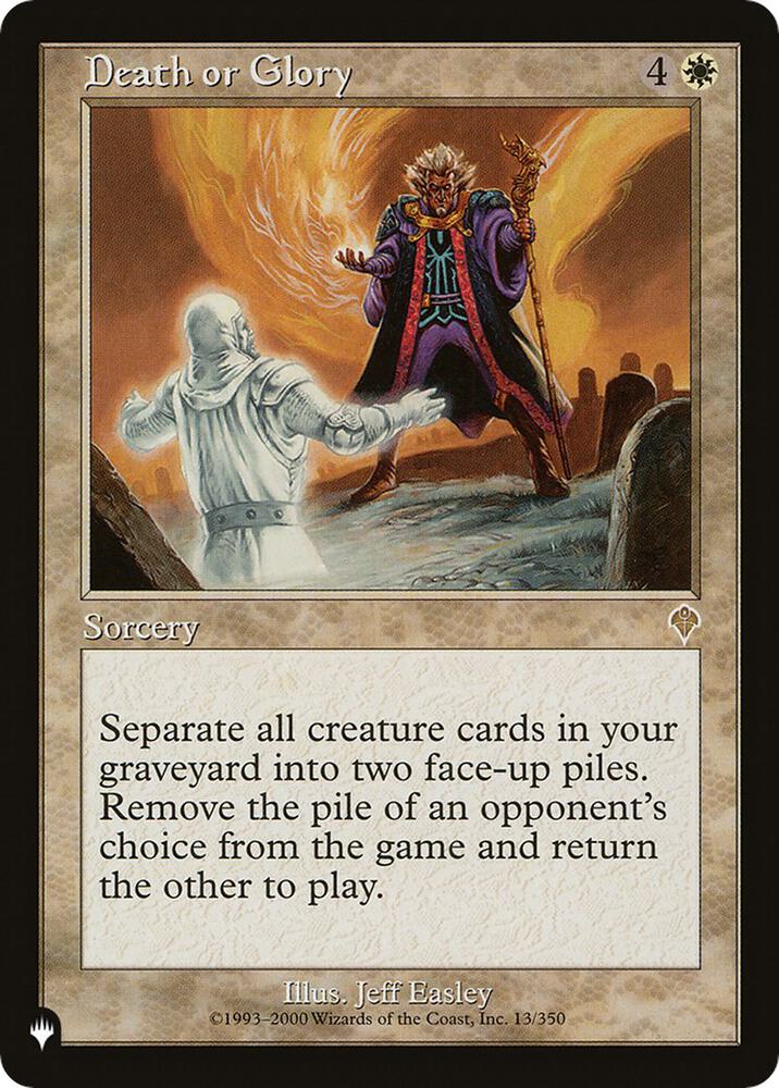 Death or Glory [The List Reprints] 13/350