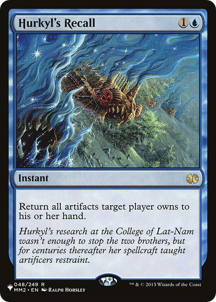 Hurkyl's Recall [The List Reprints] 048/249