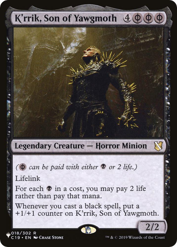 K'rrik, Son of Yawgmoth [The List Reprints] 018/302