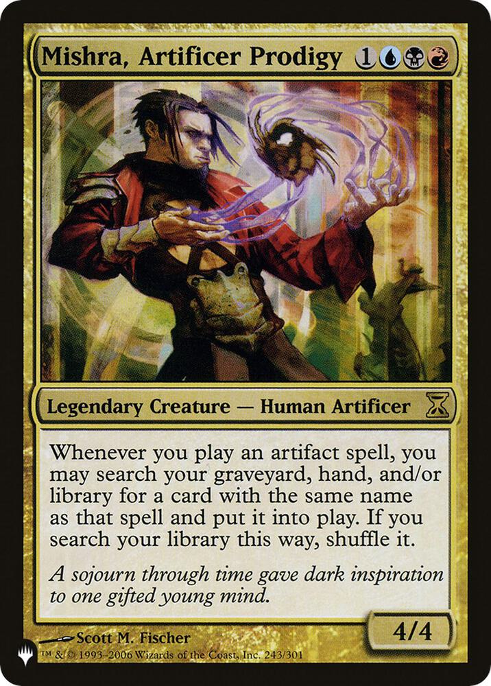 Mishra, Artificer Prodigy [The List Reprints] 243/301