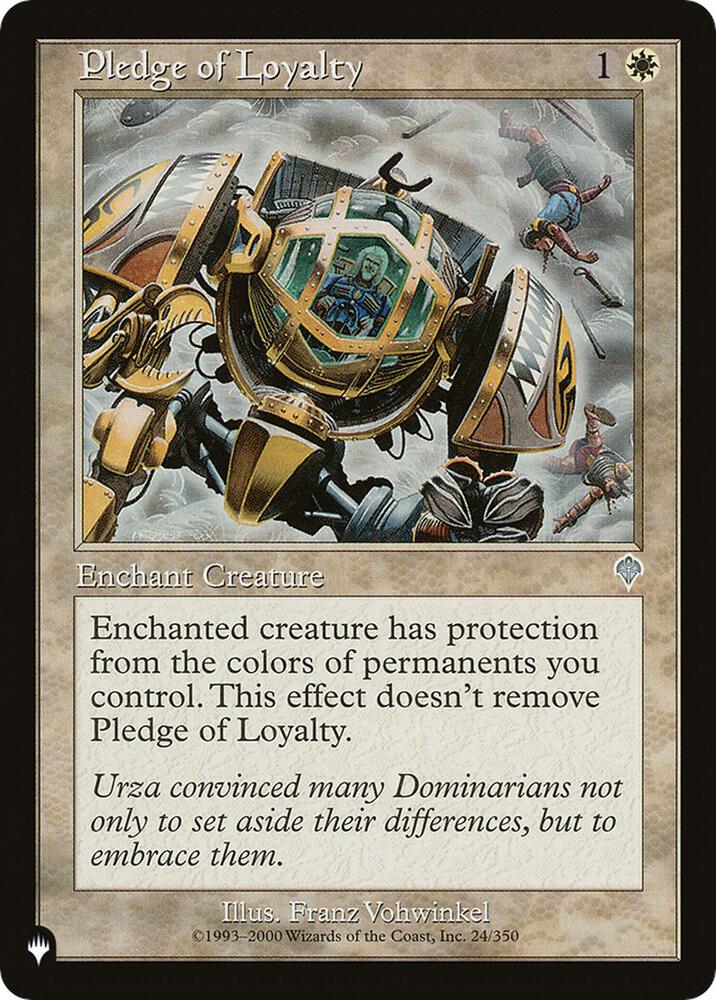 Pledge of Loyalty [The List Reprints] 24/350