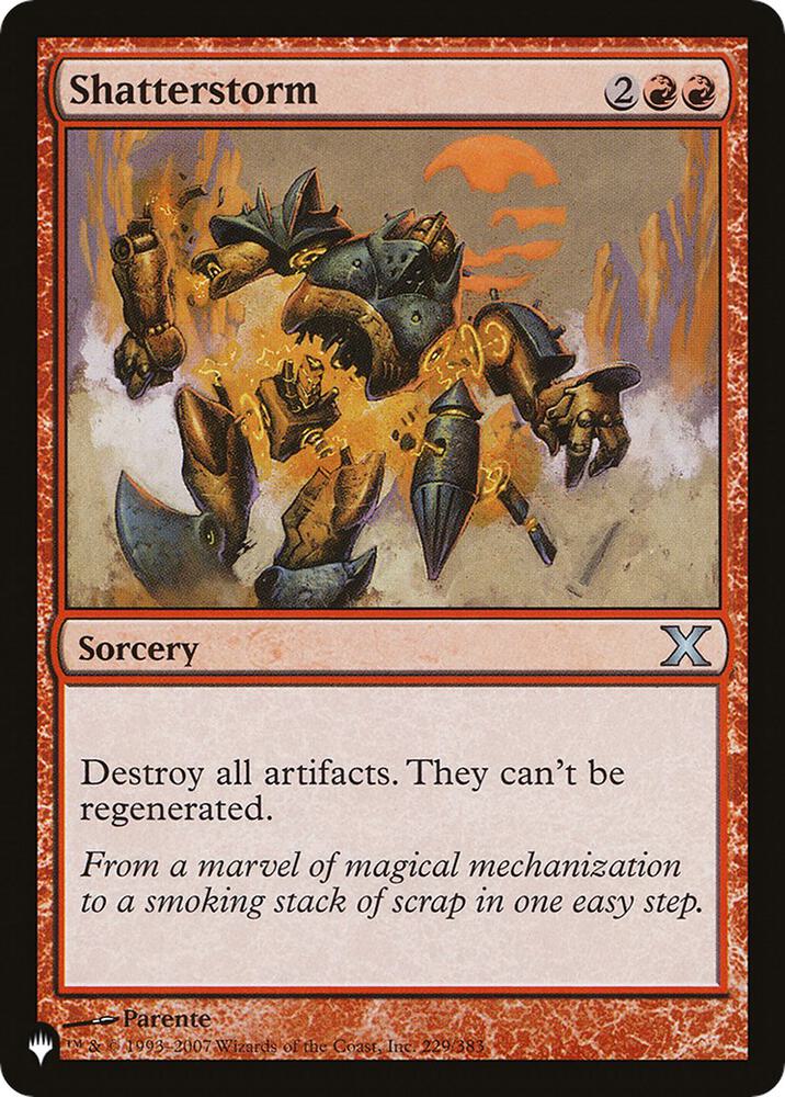 Shatterstorm [The List Reprints] 229/383