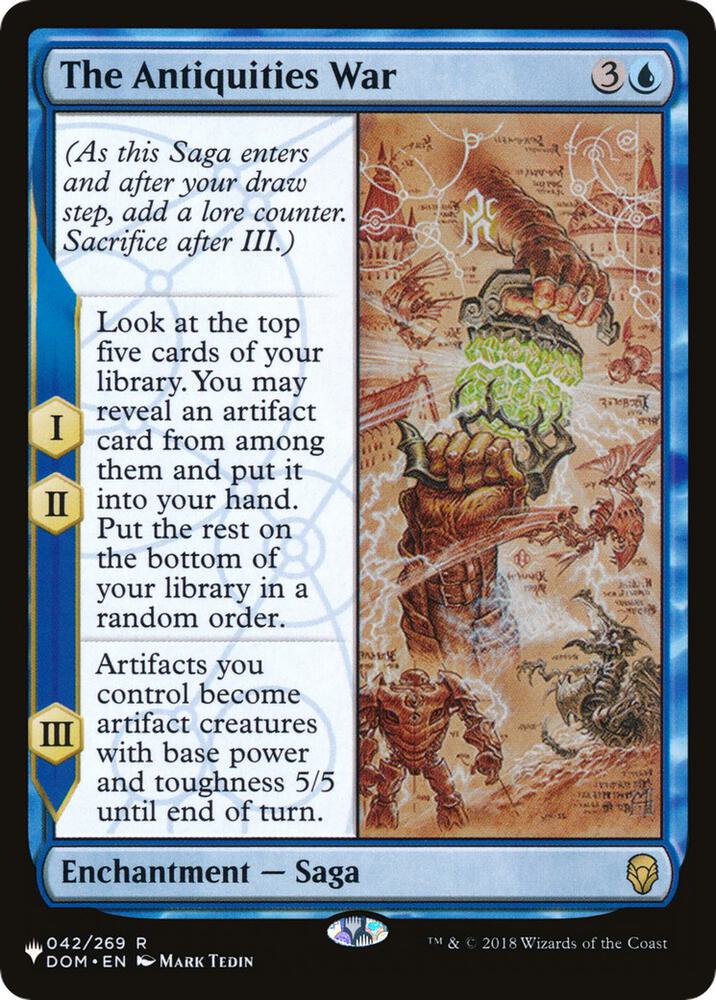 The Antiquities War [The List Reprints] 042/269