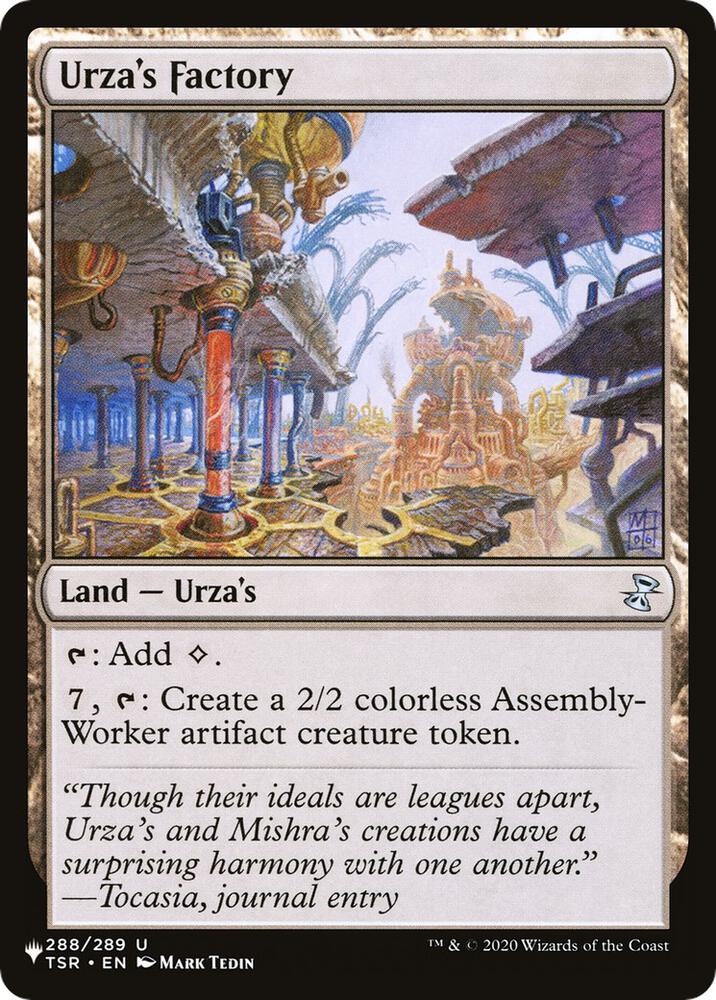 Urza's Factory [The List Reprints] 288/289