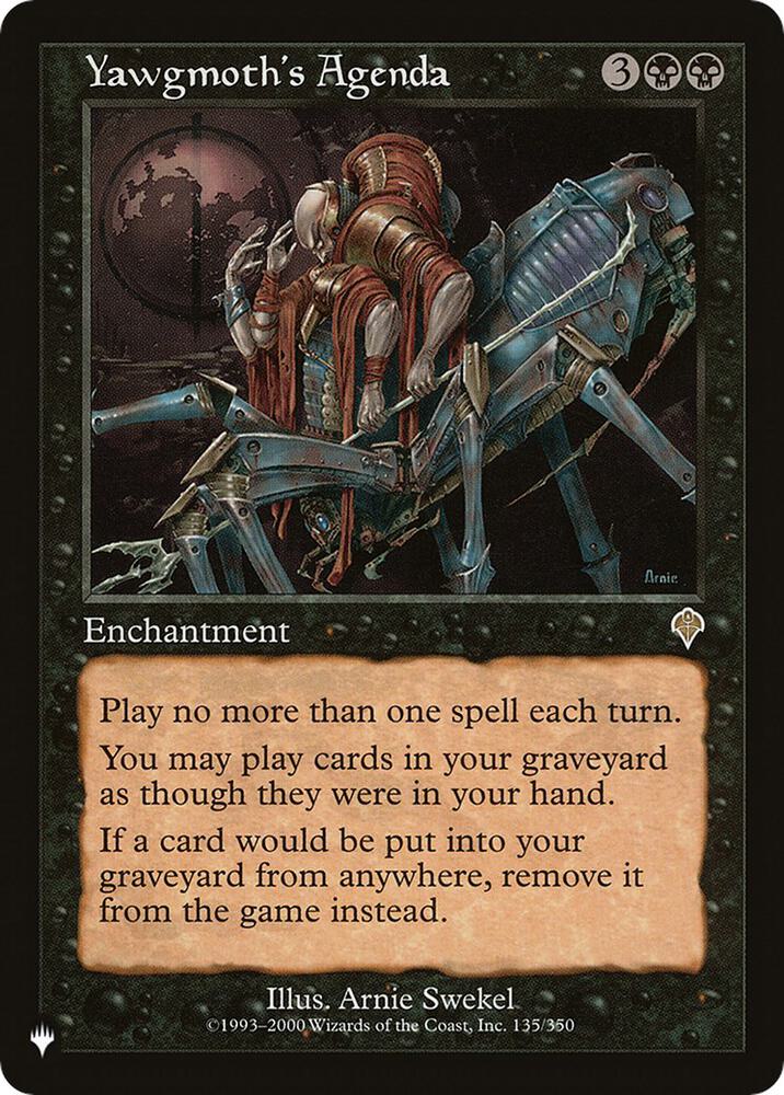 Yawgmoth's Agenda [The List Reprints] 135/350