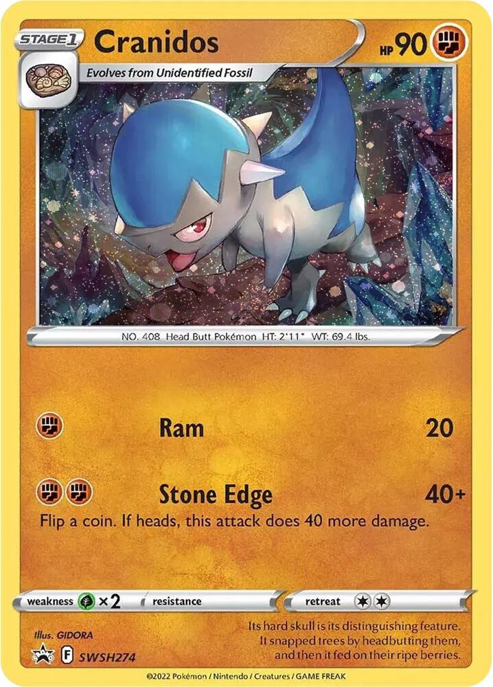 Cranidos - SWSH274 [SWSH: Sword & Shield Promo Cards] SWSH274