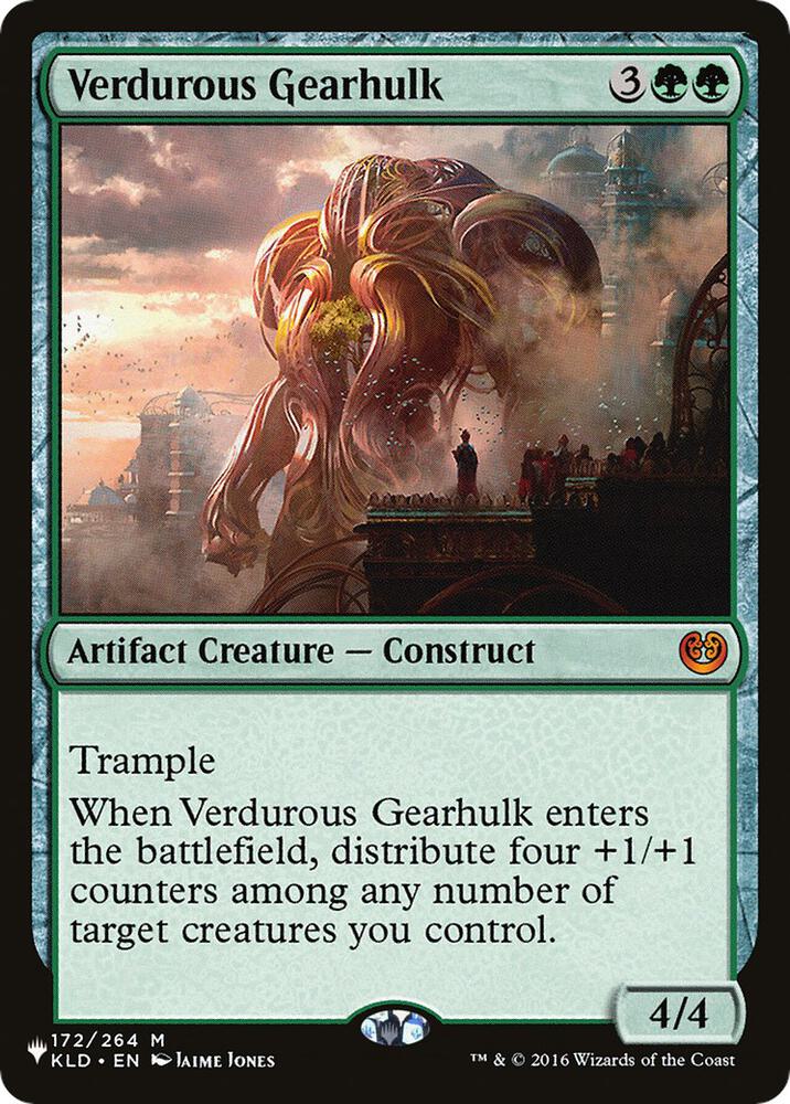 Verdurous Gearhulk [The List Reprints] 172/264