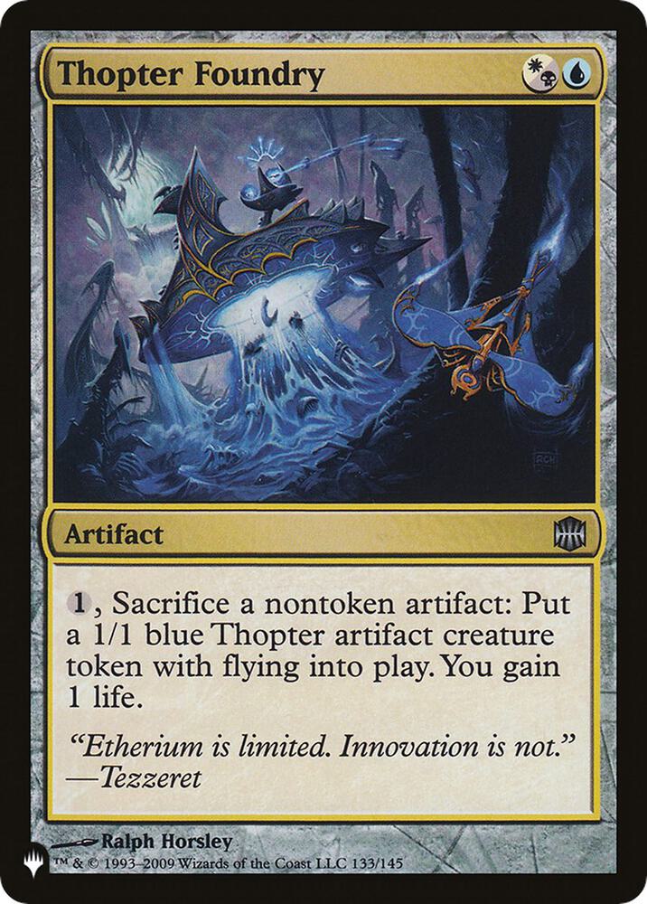 Thopter Foundry (ARB) [The List Reprints] 133/145