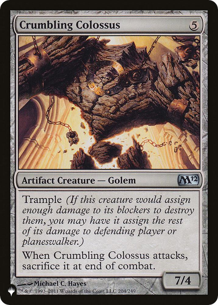 Crumbling Colossus [The List Reprints] 204/249