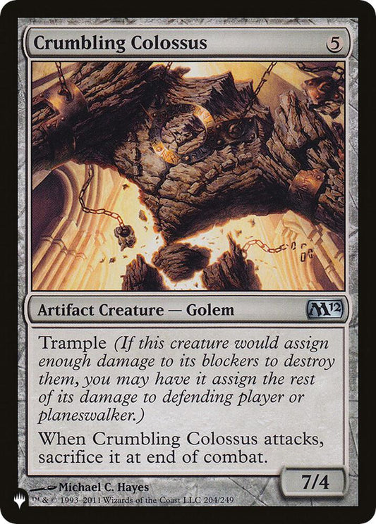 Crumbling Colossus [The List Reprints] 204/249