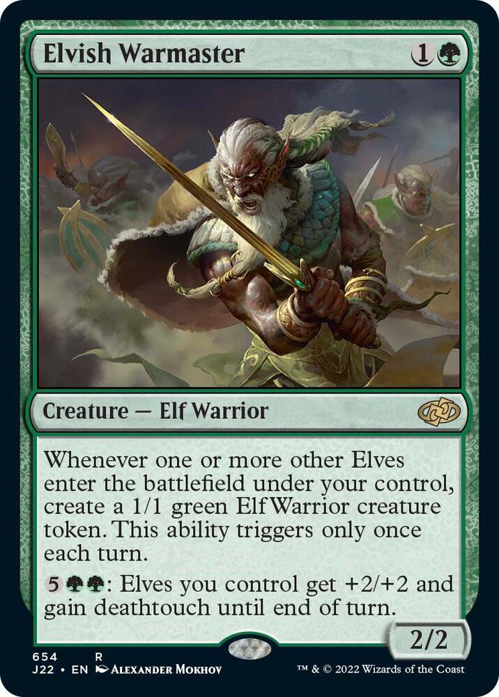 Elvish Warmaster [Jumpstart 2022] 654