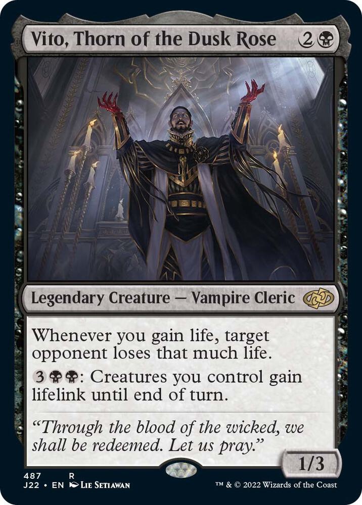 Vito, Thorn of the Dusk Rose [Jumpstart 2022] 487