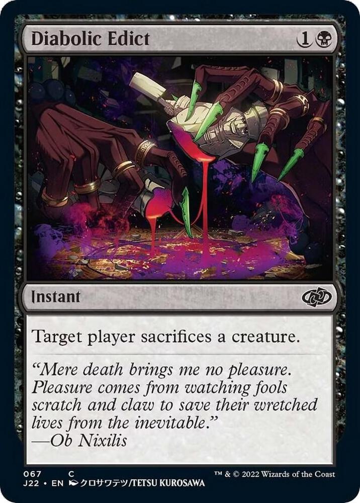 Diabolic Edict [Jumpstart 2022] 67