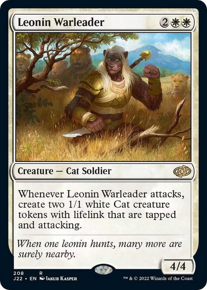Leonin Warleader [Jumpstart 2022] 208