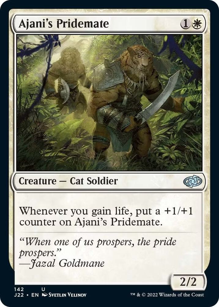 Ajani's Pridemate [Jumpstart 2022] 142