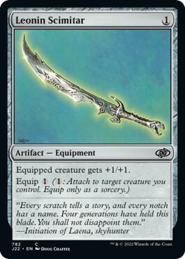 Leonin Scimitar [Jumpstart 2022] 782