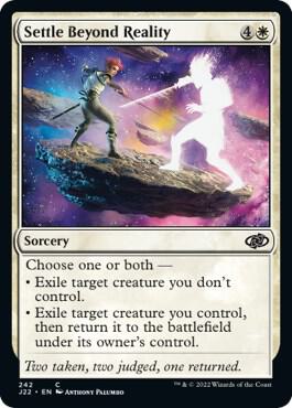 Settle Beyond Reality [Jumpstart 2022] 242