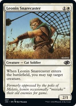 Leonin Snarecaster [Jumpstart 2022] 207