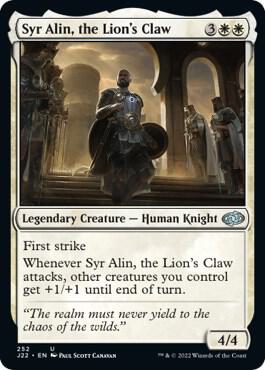 Syr Alin, the Lion's Claw [Jumpstart 2022] 252