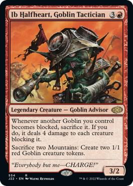 Ib Halfheart, Goblin Tactician [Jumpstart 2022] 554