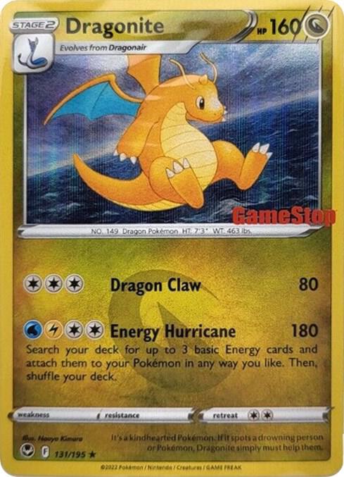 Dragonite - 131/195 (Gamestop Exclusive) [Miscellaneous Cards & Products] 131/195