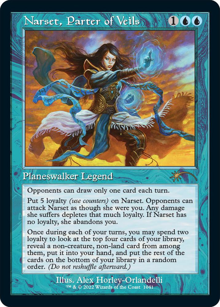Narset, Parter of Veils (Retro Frame) [Secret Lair Drop Series] 1041